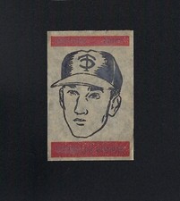 1965 Topps Transfers HARMON KILLEBREW Minnesota Twins (Wrinkles)