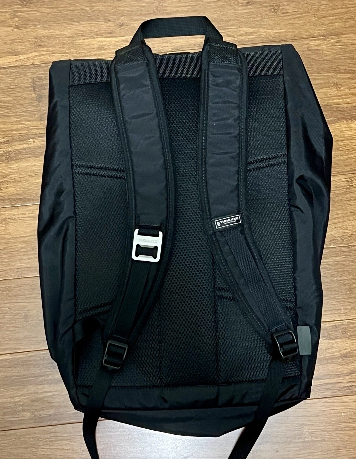 Zaino Timbuk2 Moby 26L Nero Zaino 15 17” Manica Portatile Tasche Espandibili