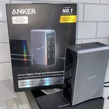 Anker Prime Docking Station 14-in-1 160W 10Gbps Data Transfer Dual 4K Refurbish