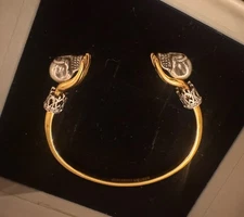 Vintage  Of Alexander McQueen Hand Holder Skull Bangle