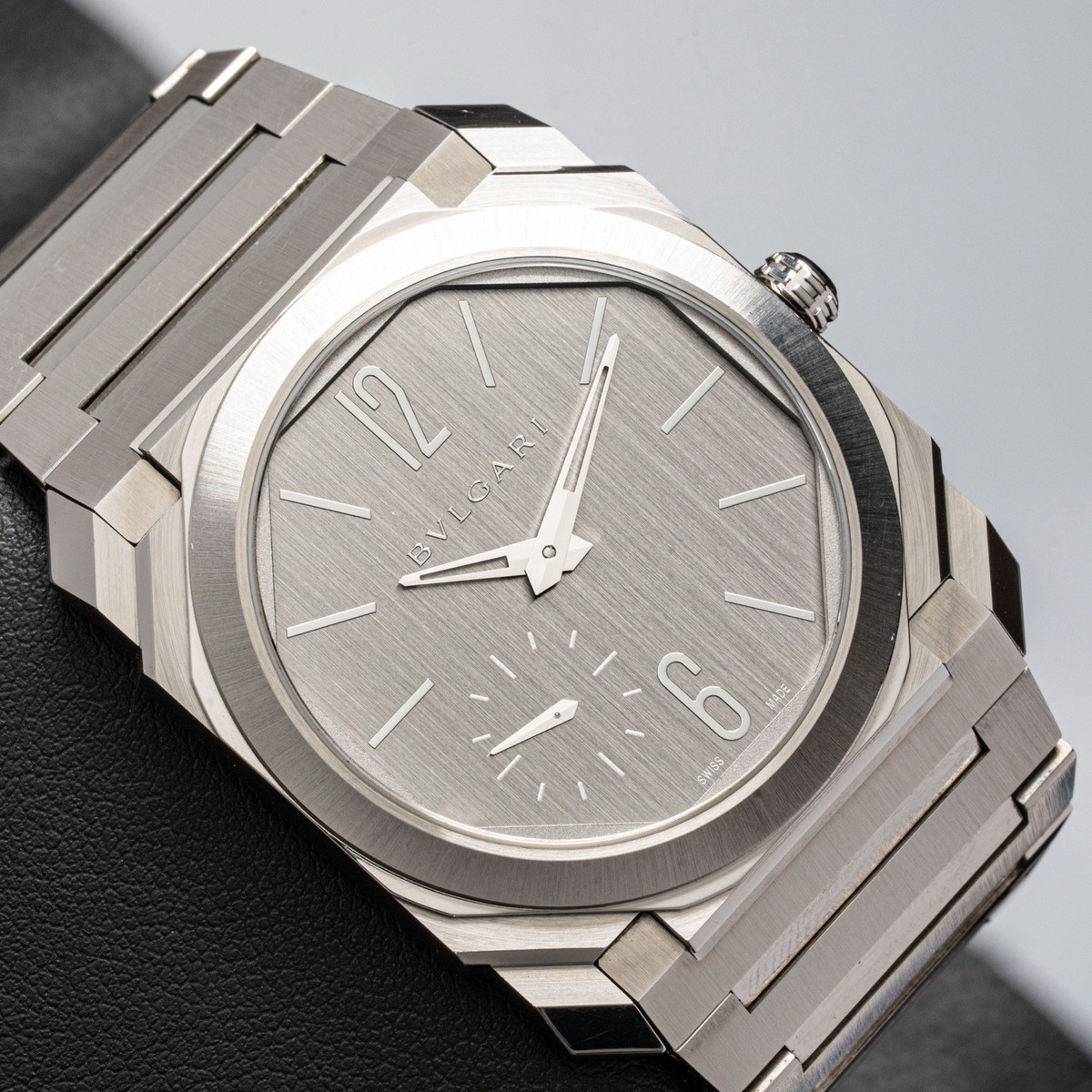 Bulgari 103464 Octo Finissimo S 40mm Grey Dial | eBay
