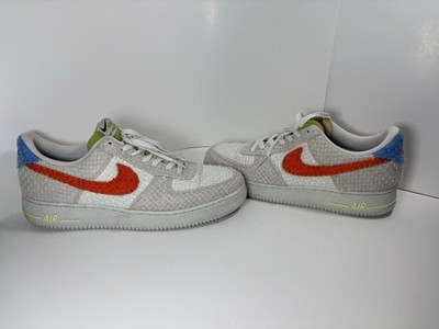 NIKE AIR FORCE 1 07 NN NEXT NATURE HEMP PHANTOM-TEAM ORANGE SZ 12.5  (BR1)