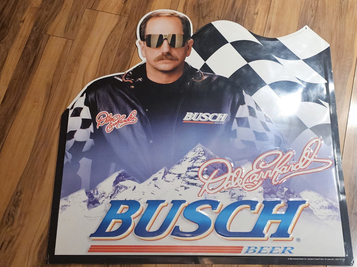 Dale Earnhardt Sr NASCAR 1999 Anheuser Bush Beer Metal Sign | eBay