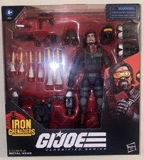 G.I. Joe Classified Series 118 Deluxe Iron Grenadier Cobra Metal Head Figure