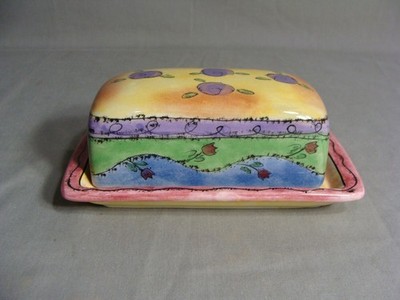 1 SANGO Butter Dish In The Sweet Shoppe Design, Designer Sue Zipkin