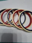 6 Vintage Bangel Bracelet, Vintage Bakelite, Vintage Jewelry, Vintage Plastic