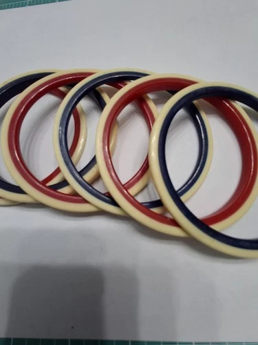 6 Vintage Bangel Bracelet, Vintage Bakelite, Vintage Jewelry, Vintage Plastic