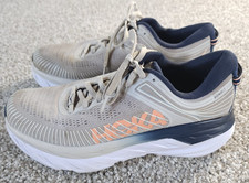 Hoka Bondi 7 Women's 9 Running Shoes 1110519 LRBI Lunar Rock Athletic Sneaker