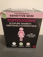 ***NEW***Bamboobies Nursing Pads 60 Count Disposable