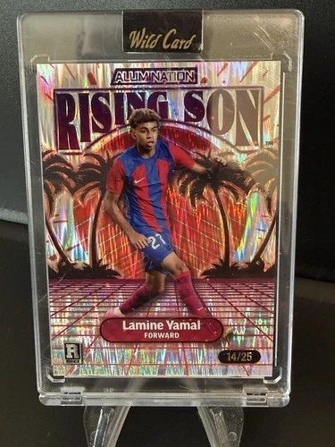 2024 Wild Card Alumination Lamine Yamal RC /25 Rising Son