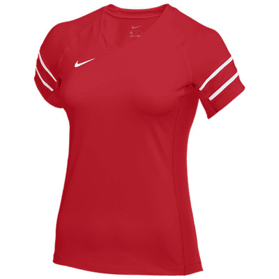 Nike Club Ace Short Sleeve Volleyball Jersey Women's XS S M L XL 2XL Red CZ1432