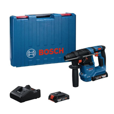 BOSCH GBH 18V-18 Cordless Rotary Hammer Drill 2.0Ah 2 Batteries and Charger set