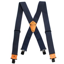 Men's Industrial Strength Suspenders Partial Elastic Tradesperson's Suspender...