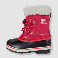  90 Sorel Unisex Kid's Pink Yoot Pac Waterproof Snow Boots Shoes Size 8