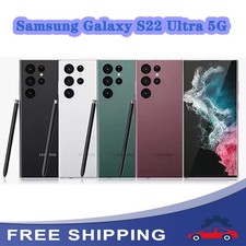 NEW SAMSUNG GALAXY S22 Ultra 5G S908U 8 128GB FULLY UNLOCKED GSM CDMA SMARTPHONE