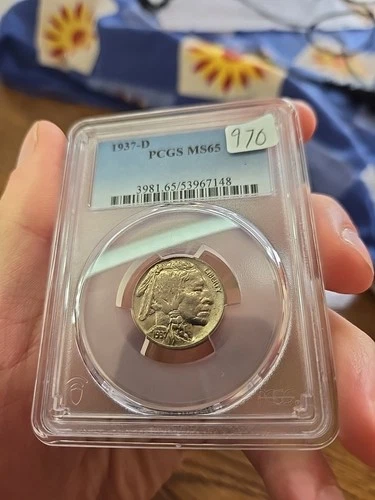 1937-D 5C Buffalo Nickel PCGS MS65