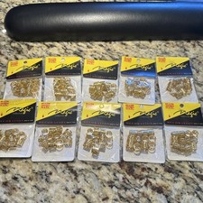 Magic Collection Small/medium Dreadlocks/Braids HAIR Tube RINGS GOLD Lot Of 10
