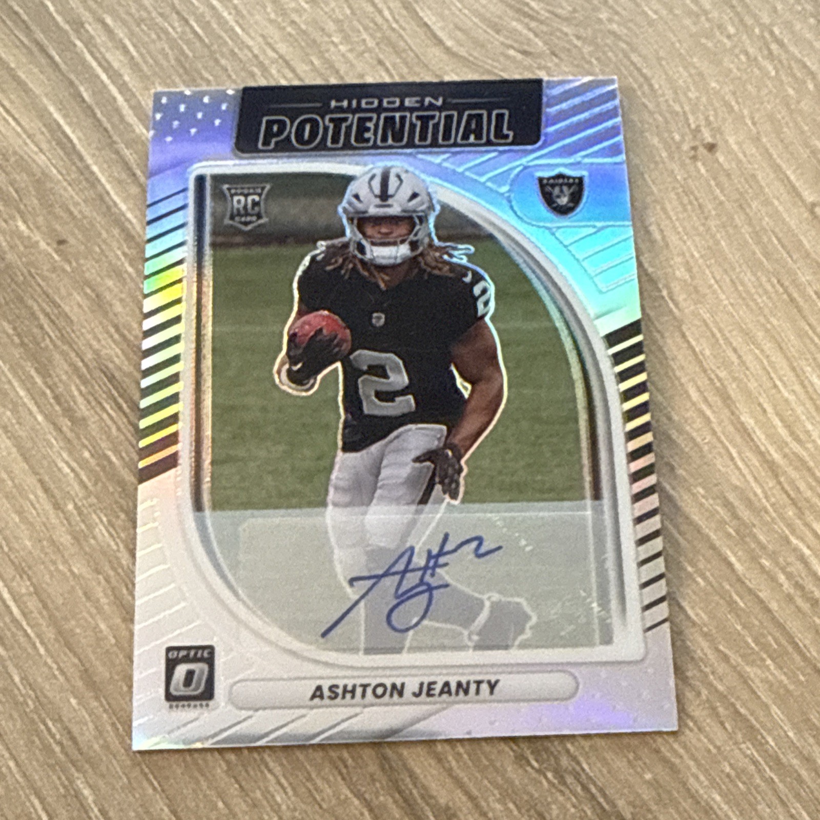 2025 Panini Donruss Optic Ashton Jeanty (RC) Auto /199 Hidden Potential