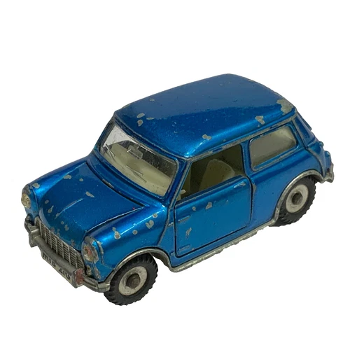 Vintage Dinky 183 Morris Mini Minor Blue Diecast Car Vehicle Meccano