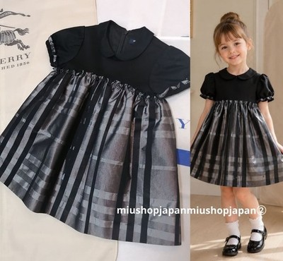 BURBERRY Dress Authentic BURBERRY LONDON 2Y / 90cm Nova Check Black