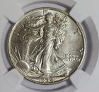 1934 MS66 Walking Liberty Half Dollar NGC Graded - Beautiful Coin