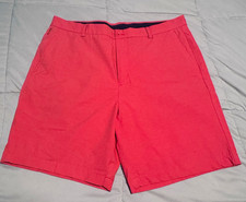 Vineyard Vines On-The-Go Shorts Mens Pink Chino Stretch Flat Front Pockets