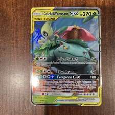 Celebi & Venusaur GX 1/181 Sm-Team Up Holo Ultra Rare TAG TEAM on eBay