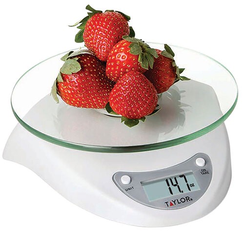 Taylor 3831WH Digital Glass Top Scale 5390₽