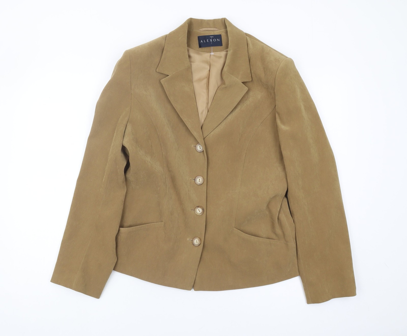 Alexon Womens Jacket Blazer Size 12 Brown image 2