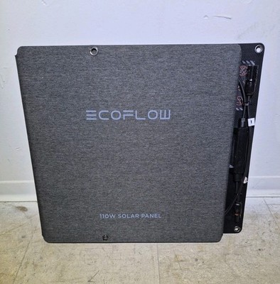 EcoFlow 110W Portable Solar Panel Foldable - Open Box Item