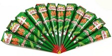 12 Kokila Heena Mehandi Cones Natural Herbal Temporary Tattoo