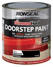 Ronseal DHDSPB750 750ml Diamond Hard Doorstep Paint Black