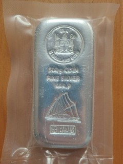 Fiji 500g Silber Coin Bar – 5 Dollar – Feinsilber 999 9 – Argor Heraeus – 2018