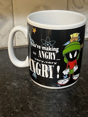 Marvin the Martian Oversized 20 ''ANGRY! Mug Warner Bros Looney Tunes 1995 Double