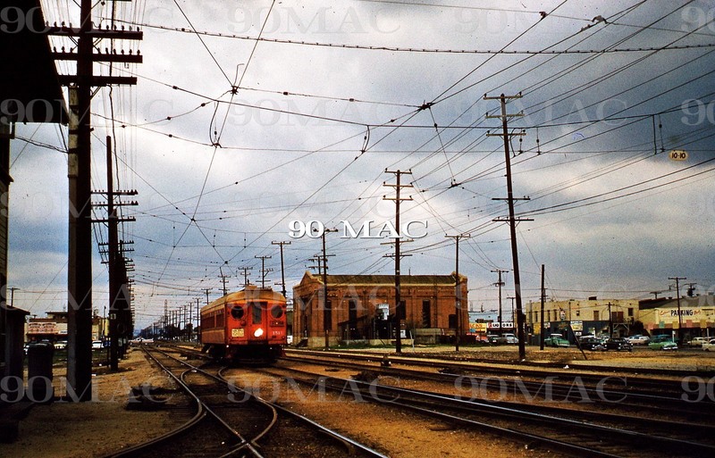 LAMTA/PERy. Car #1515. Watts (CA). Original Slide 1960.