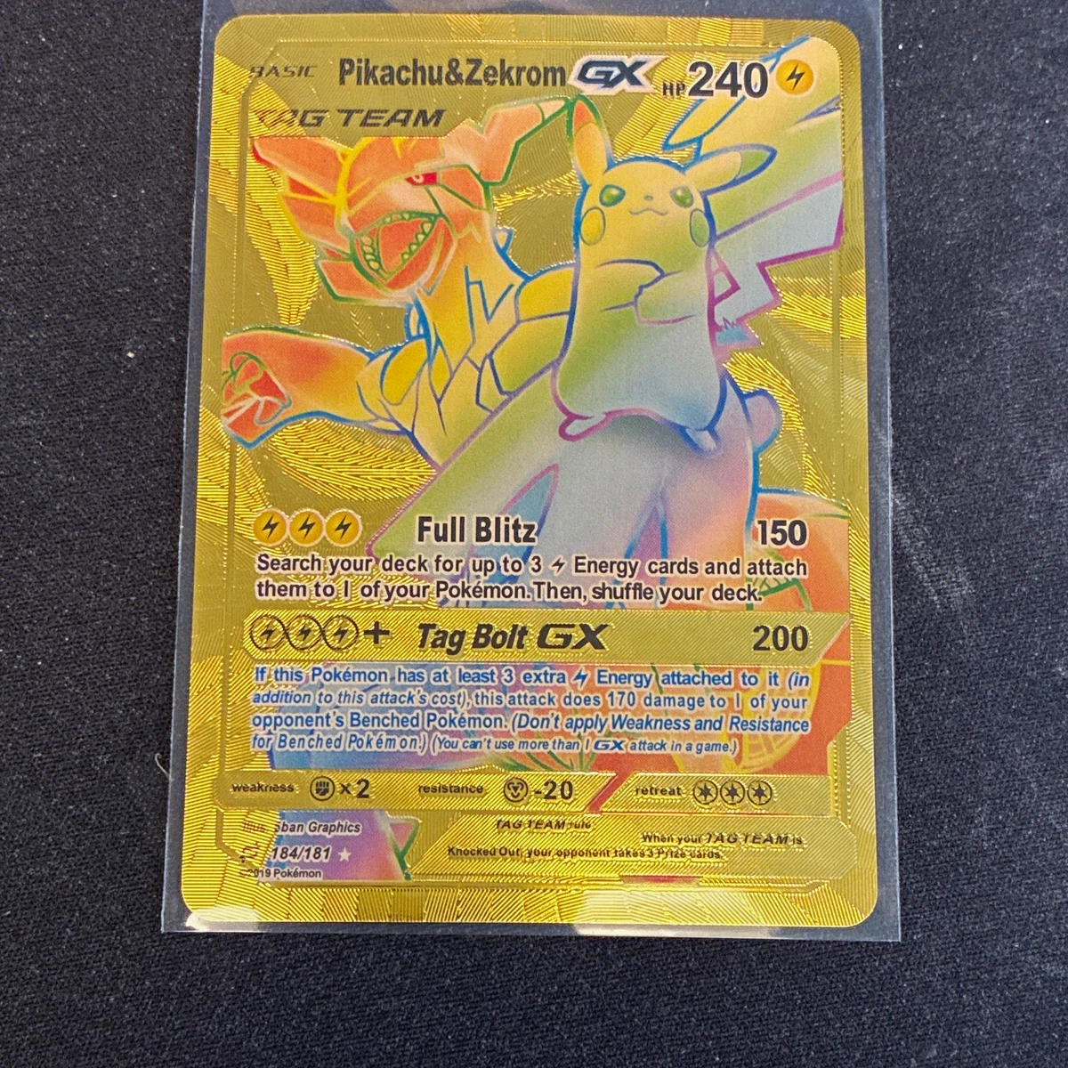 Pikachu & Zekrom GX 221/173 Sm12a: Tag Team: All Stars for sale | eBay