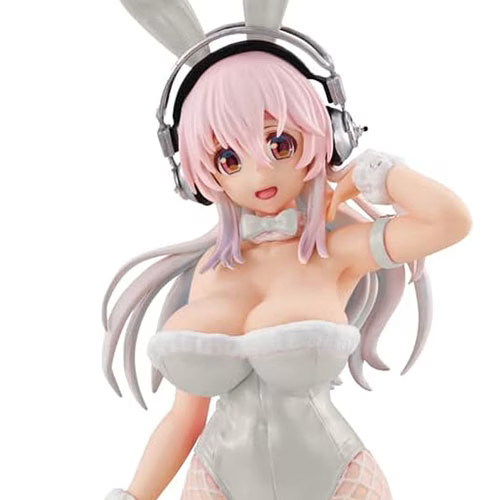Figurine Sonico BiCute Bunnies Pearl White : Statuette Manga pour Collectionneur de PVC FuRyu