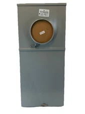 GE 200 Amp 8 Space Ringless Meter Socket Load Center Main Breaker TSMR820CSFLFMG