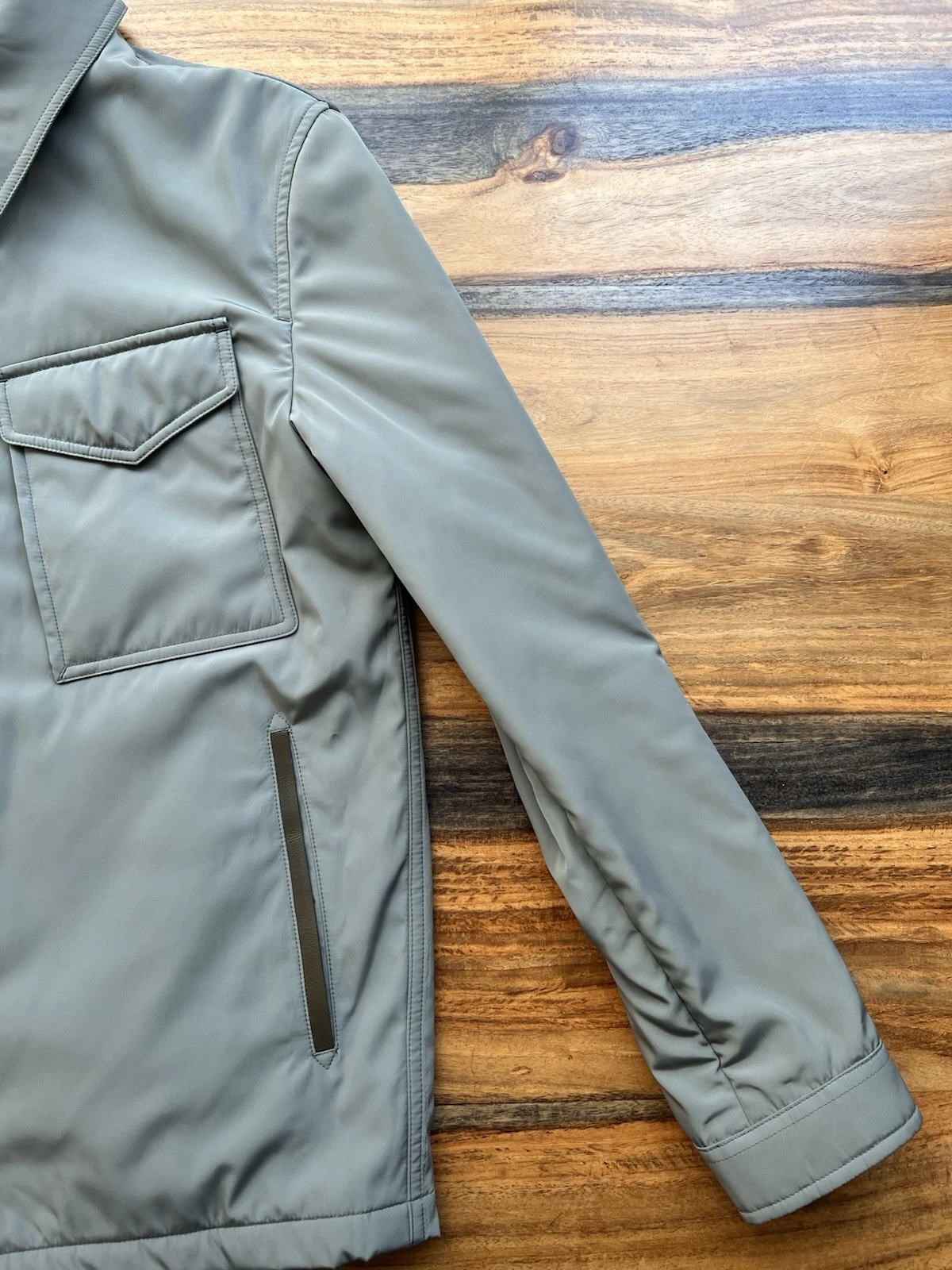 Tom Ford — Tom Ford Micro Ottoman Military Tech Jacket Green Italy 50IT