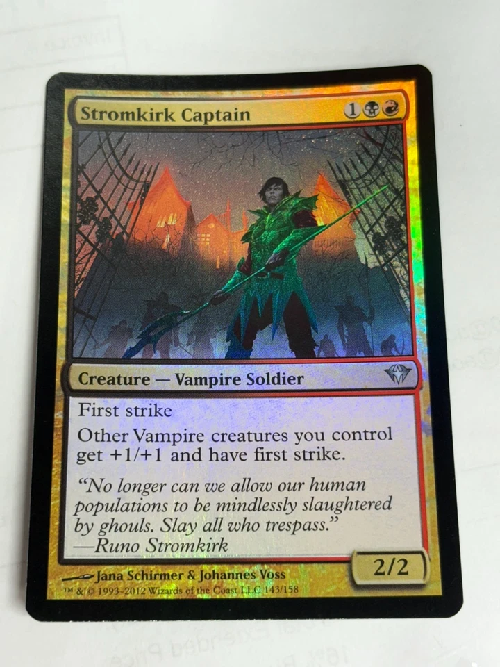 Stromkirk Captain -Foil NM Near Mint MTG Dark Ascension - Image 2 of 4