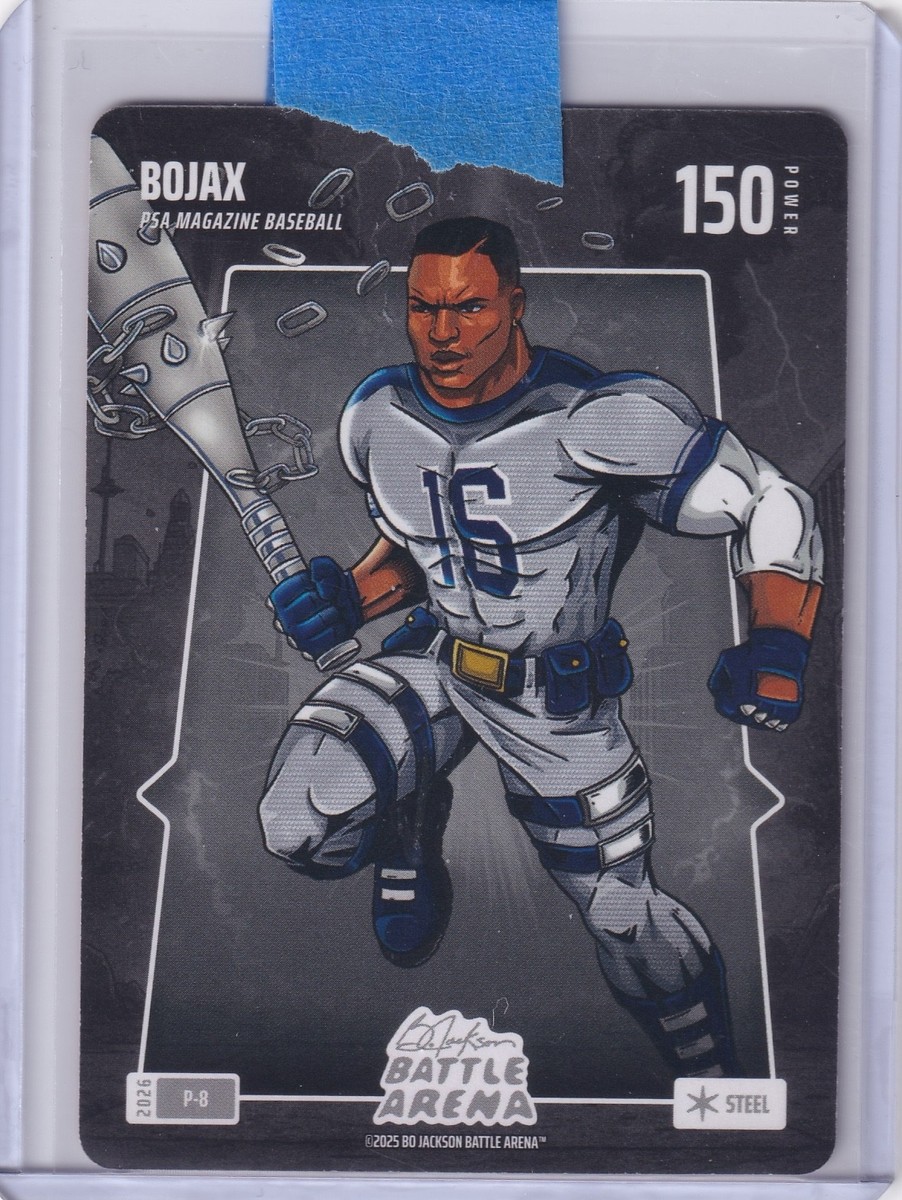 2025 Bo Jackson Battle Arena Bojax Steel P-8 Power 150 PSA Magazine Exclusive