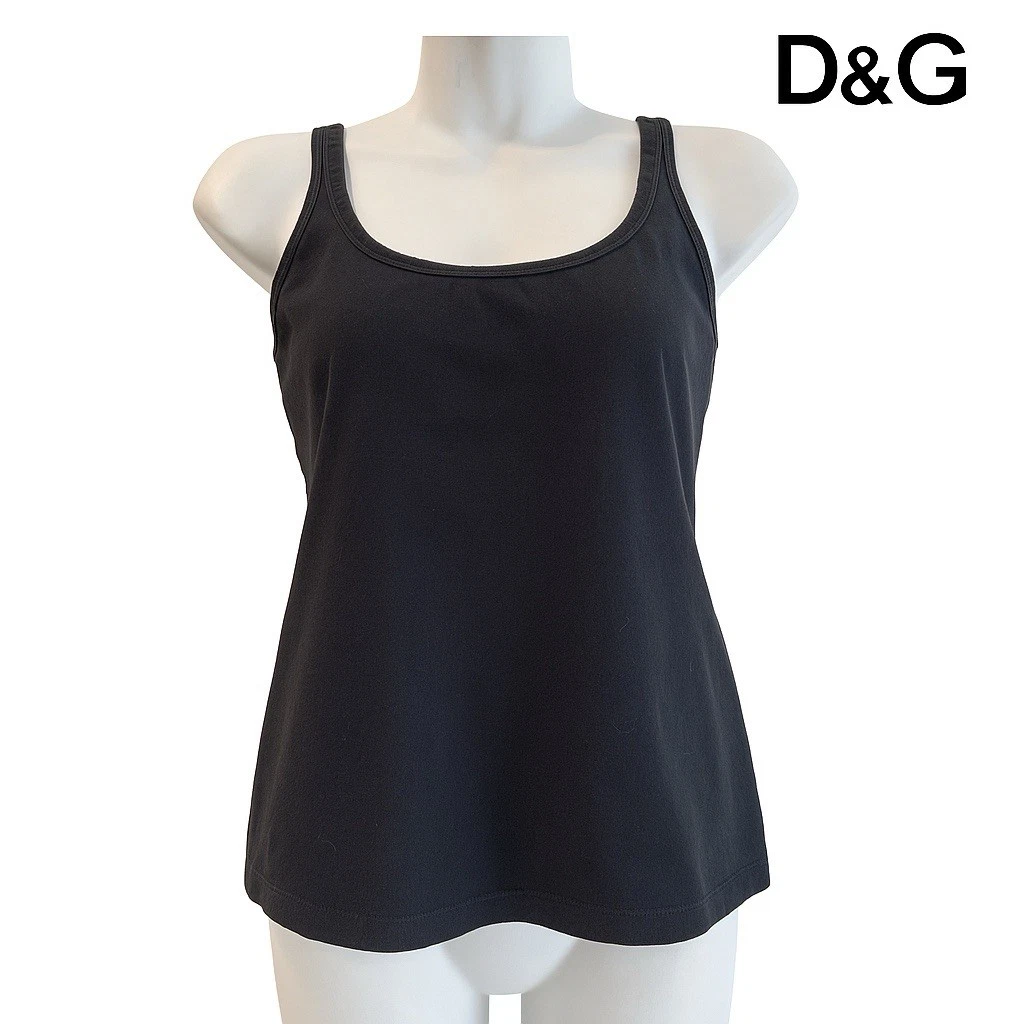 トップス D&G DOLCE&GABBANA Frilled Camisole トップス D&G DOLCE&GABBANA Frilled Camisole D&G Dolce Gabbana