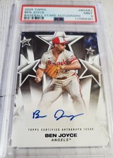 2025 Topps All-Stars BEN JOYCE #BAS-BJ PSA 9 Autograph Auto Rookie ANGELS Card. rookie card picture