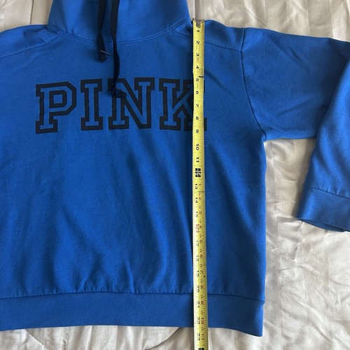 Victoria's Secret PINK Women's Cowl Neck Sweatshirt & Pants Size M Yale Blue - Picture 14 of 24