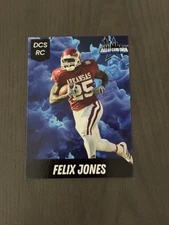 2024 Dallas Card Show DCS Promo #2 FELIX JONES Football Card