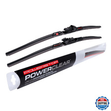 POWERSTOP PowerClear PCK-2222-2 Front 22" + 22" Windshield Wiper Blade Set