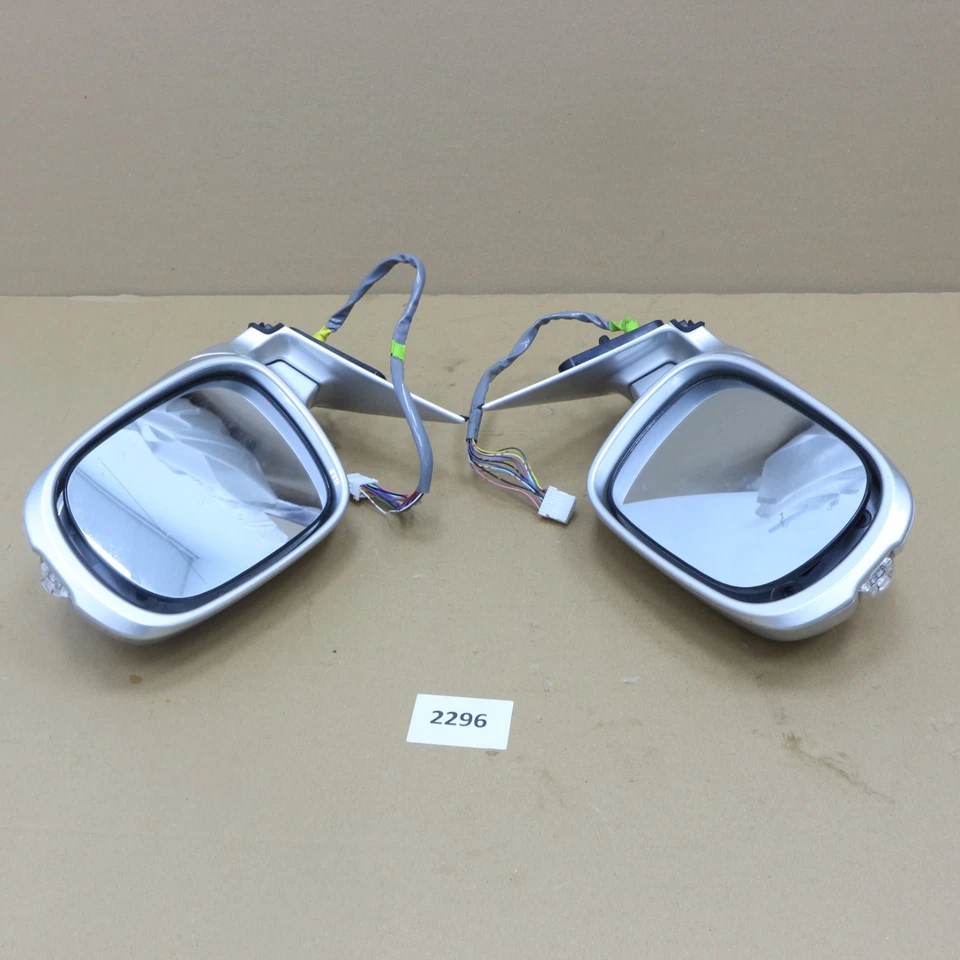 Espejos retrovisores laterales eléctricos para puerta Lexus GS350 GS430 GS450h luces de señal plateadas Foto 4 de 4