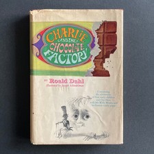 1964 Charlie And The Chocolate Factory Roald Dahl 1st Edition Red HC w/ DJ