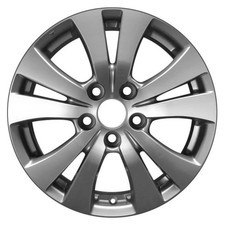 For Honda Odyssey 14-17 Alloy Factory Wheel 5 V-spoke Machinedand Medium Silver