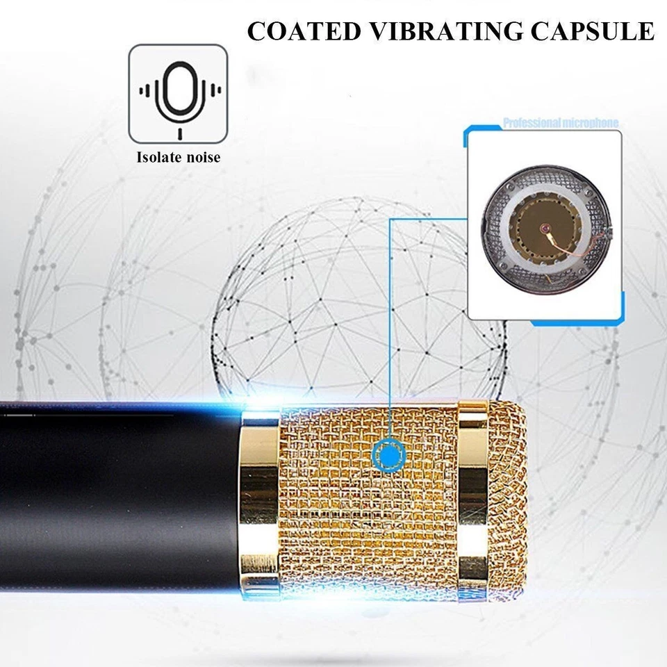 Rap Studio Microphone Kit Professional Music Sing Recording Equipment Auto-Tune - Image 3 of 4